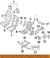 Ford Oem 06-10 Explorer Seats Tracks Rear Bench Seat-latch Assy 6l2z7861382fa