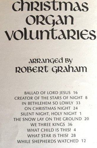Partitura musical himno voluntario órgano de Navidad 1983 - Imagen 2 de 5