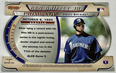 ✨1996 BOWMAN'S BEST⚾️ (BEST PRIME CUTS) KEN GRIFFEY JR ATOMIC