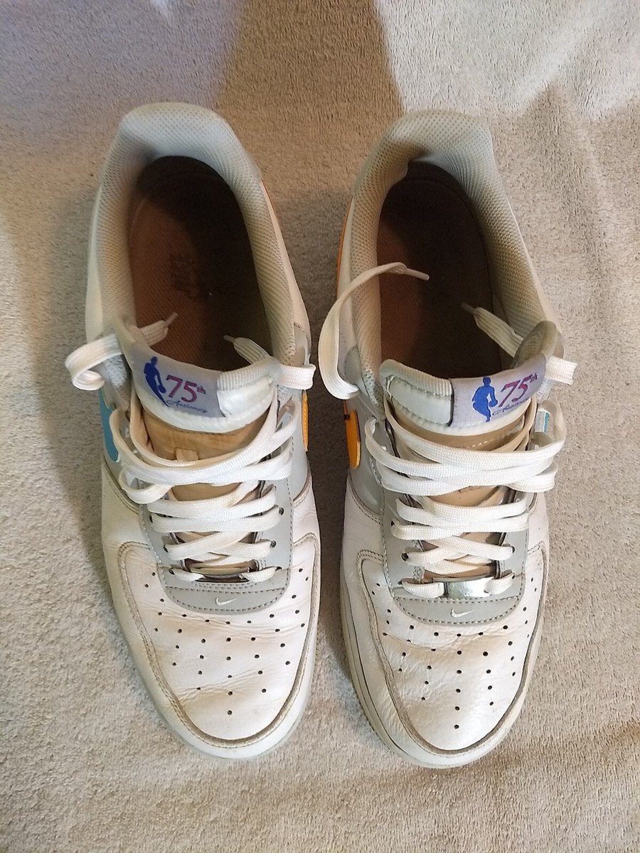 Nike Mens Air Force 1 Low 07 LV8 NBA 75th Fiesta (DC8874-100  display picture 2