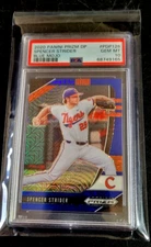 Spencer Strider  2020  Panini Prizm Draft Picks  Blue Mojo #PDP126 PSA 10