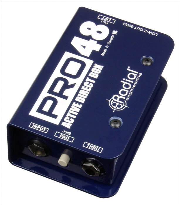 Radial PRO48 Active Direct DI Box Superb Audio Quality Live Audio Perfection - Image 3 of 4