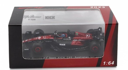 1:64 2023 Valtteri Bottas -- #77 Alfa Romeo Team KICK C43 -- Spark F1 - Picture 5 of 5