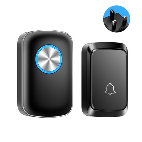 300M Range Doorbell Cordless Waterproof Battery Operated Door Bells Wall Home UK - Picture 2 of 11