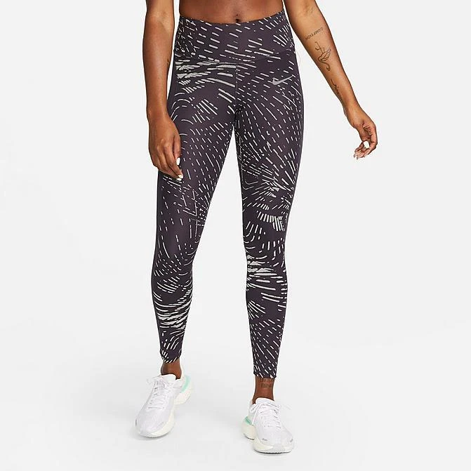 NIKE Women's Run Division FAST Reflective-Print Running Leggings