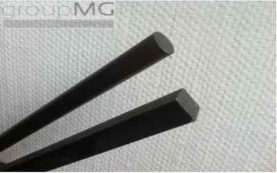 Vollmaterial Stahl Rund und Vierkant 2000mm Länge