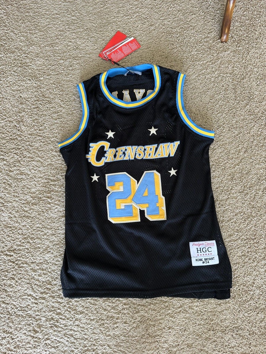 新品 Crenshaw - Kobe Bryant Jersey サイズS 黒 NEW Headgear Classics Kobe Bryant #24 Sz S Crenshaw Black