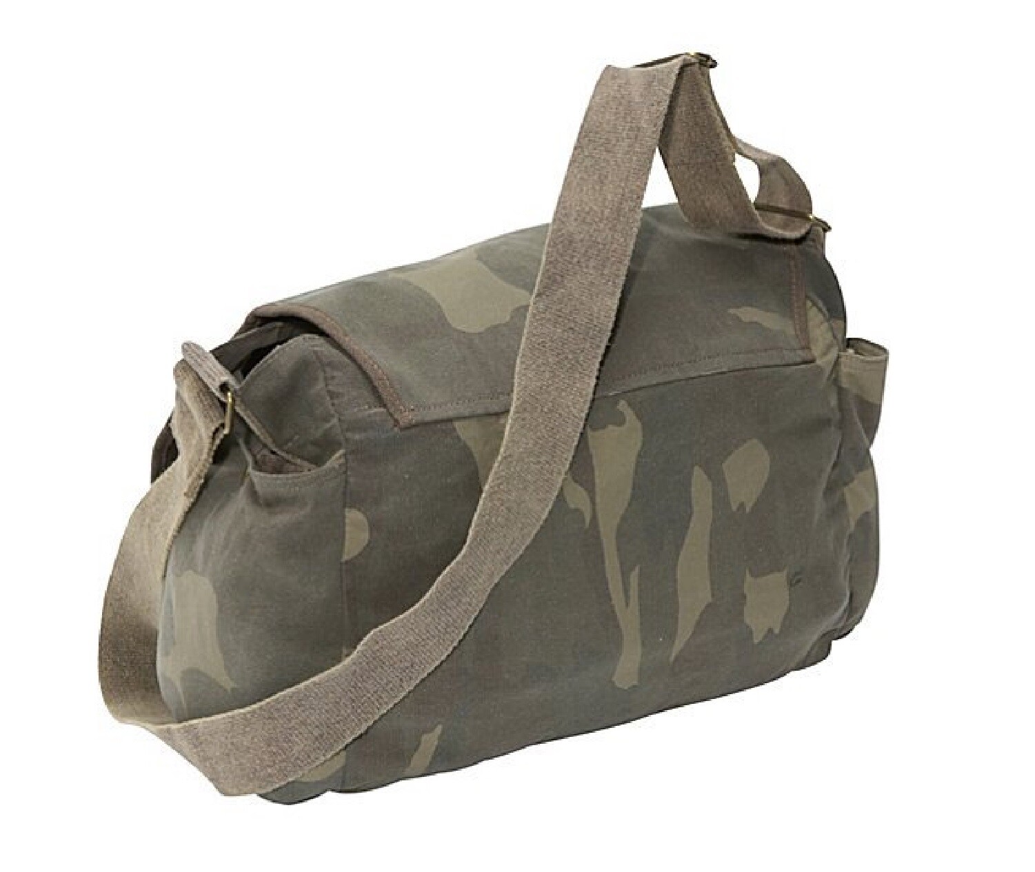 Canvas Camouflage Bag Classic Messenger 15" x 11.5" x 5.5" Rothco 9748