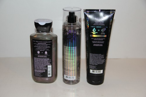 Lot 3 ~ WICKED VANILLA WOODS ~ Bath & Body Works ~ BODY WASH, BODY CREAM, MIST - Picture 2 of 2
