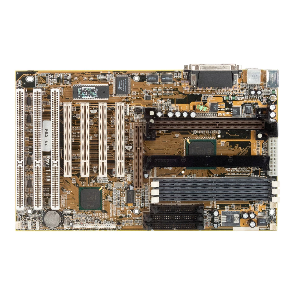 Mainboard ATX ECS P6lx-a + Ranura 1 Sdram AGP Isa PCI - Imagen 2 de 3