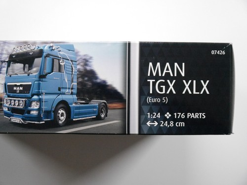 Tractor Zugmaschine MAN TGX XLX (Euro 5), Bausatz Kit, Revell 07426 in 1:24 Ovp - Bild 3 von 4
