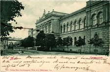 Romania, Hungary, Arad, Gymnasium, 1899, Vintage Postcard