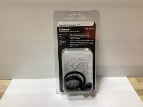 Littmann Stethoscope Spare Parts Kit Classic III/Cardiology IV - BLACK - 40016