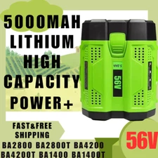 5.0Ah Battery For EGO 56V BA2800T 56Volt Tool BA1400 POWER Lithium Ion BA2240