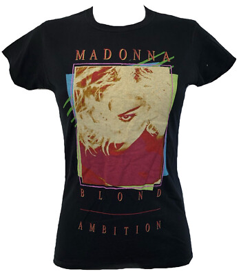 Rare Official MADONNA Merchandise Blond Ambition T-Shirt S M