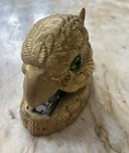 VINTAGE SOLID BRASS STAPLER-IMAGE OF A PARROT WITH GLASS BEAD EYES-RARE-UNIQUE! — photo 3
