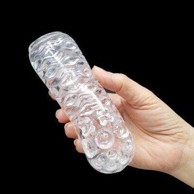 Mini Ribbed Pocket Cock Stroker Sleeve Male Masturbators Sex Toys for Men |  eBay
