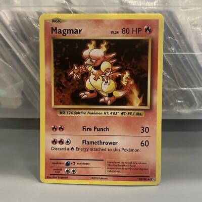 magmar pokemon card value 2016 2016 Magmar 20/108 XY Evolutions Pokemon TCG Card LP lv.24 Tcg game