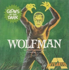 Wolfman Glow-in-the-Dark Edition 1:8 Scale Atlantis NEW Plastic Model Kit A450