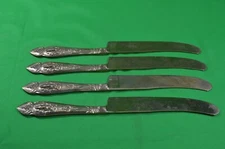 4 VU Erawan Thailand Gold,Nickel Bronze,Elephant,Replacement Steak Knives,9"