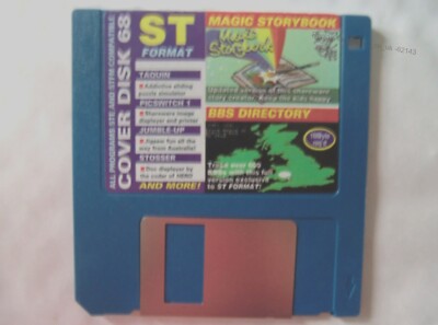 62143 Disk 68 ST Format - Magic Storybook / BBS Directory - Atari ST () 