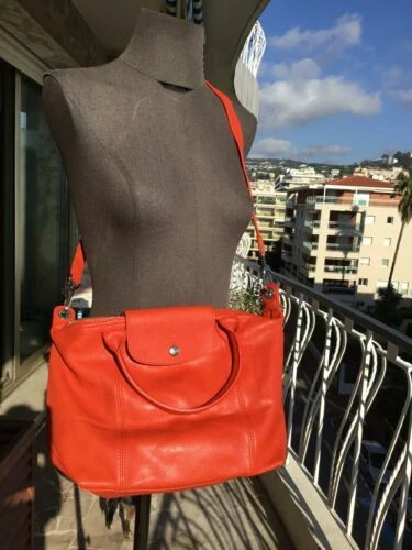 Sacs et sacs à main orange Longchamp pour femme