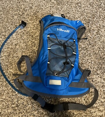 Vibrelli Water Hydration Bag/Backpack 2.0L, W/Adjustable Straps & Cargo Net