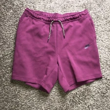 Men's Nike Sportswear Tech Fleece Shorts Rosewood Black CU4503-653 Size XL