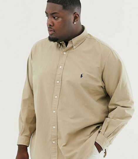 Ralph Lauren Big and Tall Solid Tan Shirt Size 3x 3xb 3tg W/tag for sale online | eBay