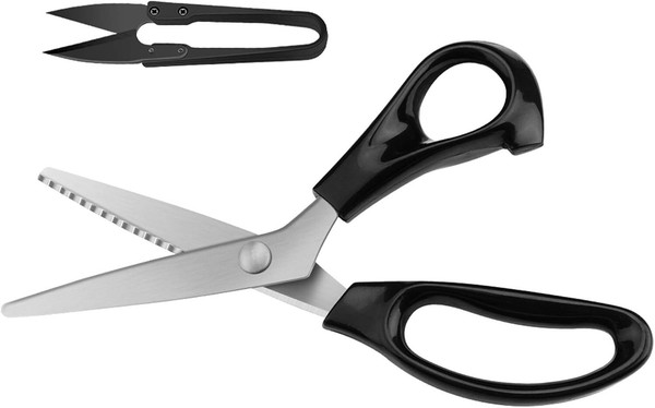 Profi Schneiderschere Stoffschere Textilschere 23 Cm Rostfrei Inkl. Fadenschere-image