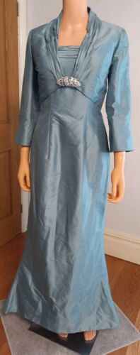 Bridgerton Daphe Blue Style Bo Peep Belle Ball Gown Party Dress  Jacket  - Afbeelding 1 van 21