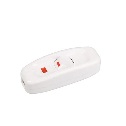 AC 240V 10A Inline ON/OFF Button Table Bedside Lamp Desk Light Cord Cable Switch - Picture 13 of 13