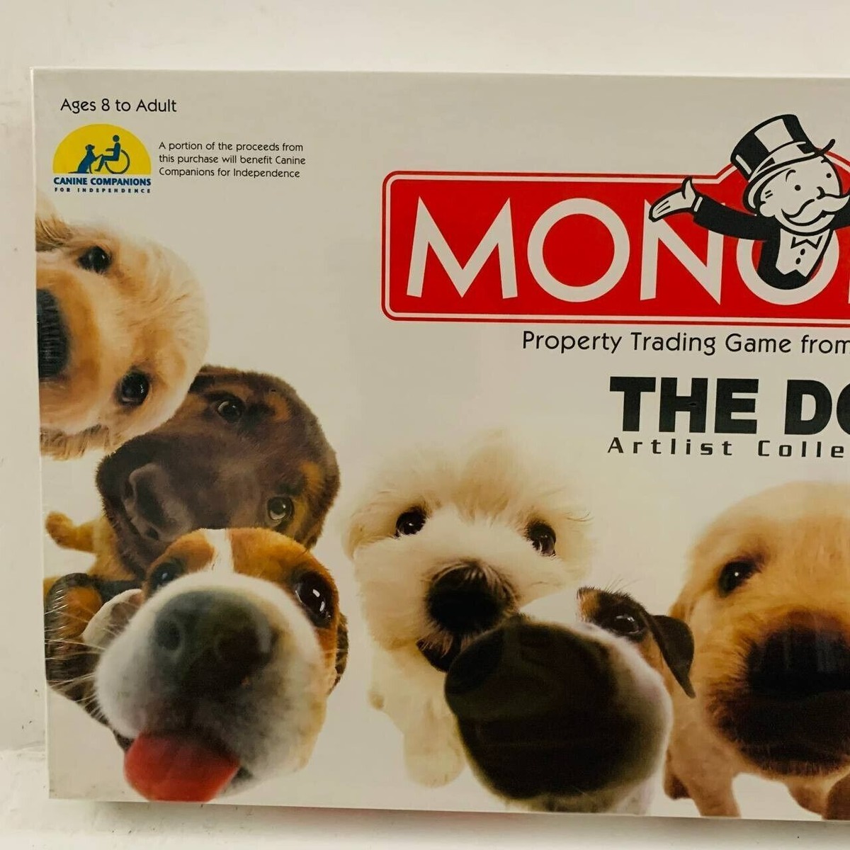 Vintage Monopoly The Dog Artist Collection Board Game Hasbro New