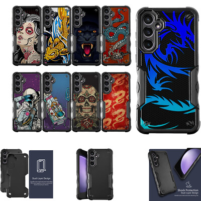 For [Samsung Galaxy A35 5G][DUAL TACTICAL][Hybrid Two Piece Case]
