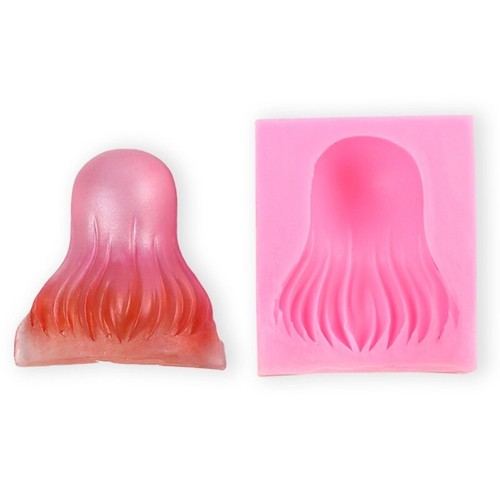 Q Version Silicone Molds Dolls Hair Shaped Resin Molds Statue Making Epoxy Molds - Picture 7 of 8