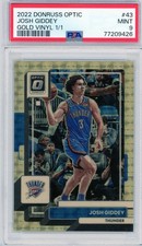 2022 Donruss Optic Josh Giddey Gold Vinyl (1/1) PSA 9 #43