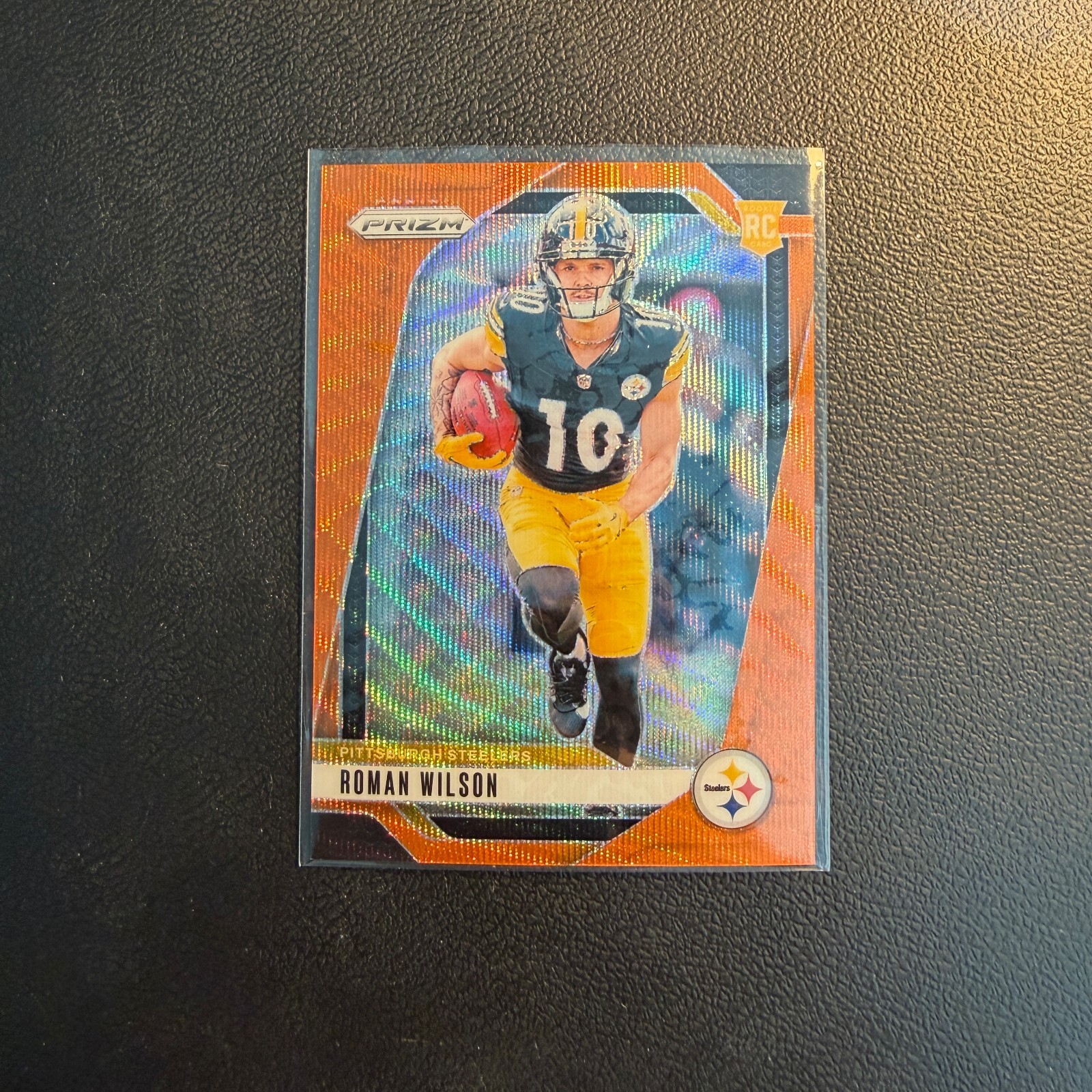 2024 Prizm - Roman Wilson - Orange Wave /60 #384