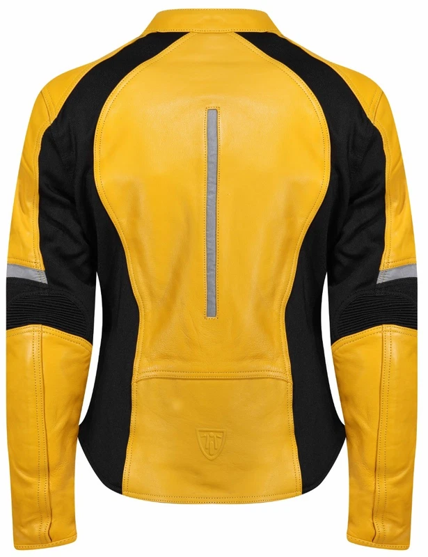 MotoGirl Fiona Leather Yellow, photo 2 of 7