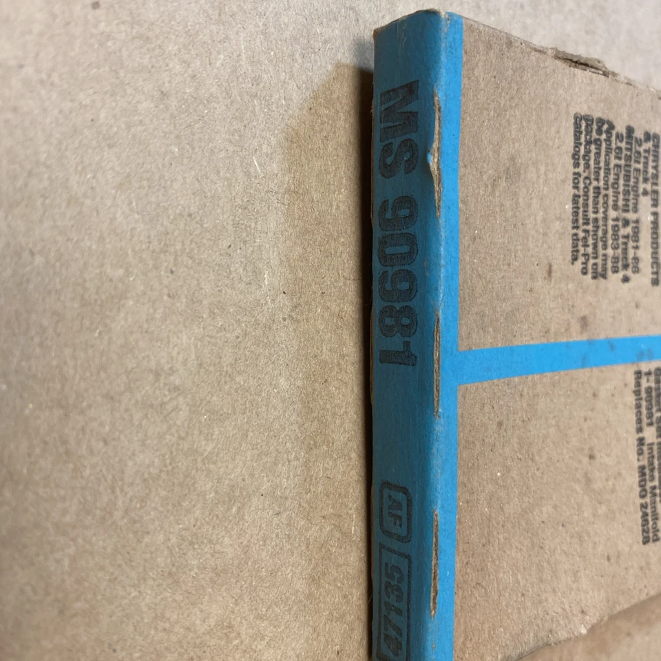 Conjunto de junta coletor de admissão de motor NOS Fel-Pro MS 90981! F+S! - Imagem 2 de 3