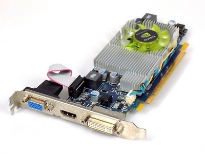 1GB Fujitsu Nvidia GeForce GT 220 PCI-E 2.0 x16 GDDR2 HDMI VGA DVI Grafikkarte