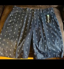 NWT Walter Hagen Men’s Size 36 W x 10 Inseam Golf ShortsBlue/Golf/Palm Tree. 