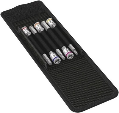 New Wera 8740 A HF Imperial 1/4'' Drive Zyklop Bit Socket Set 5pc -P/N05003345001