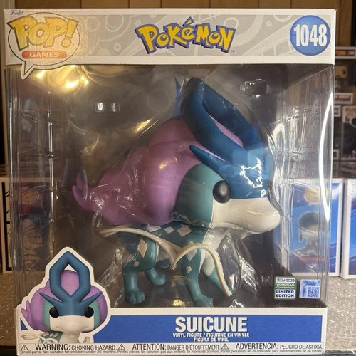 Funko Pop Pokémon Suicune Jumbo #1048 WonderCon Limited Edition Vinyl Figure