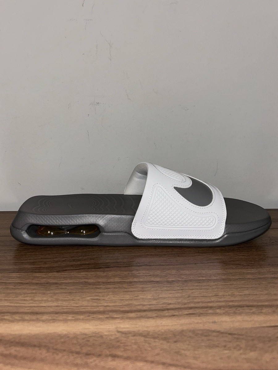 Nike Air Max Cirro Slides Sandals Mens 12 White Gray Orange  display picture 1