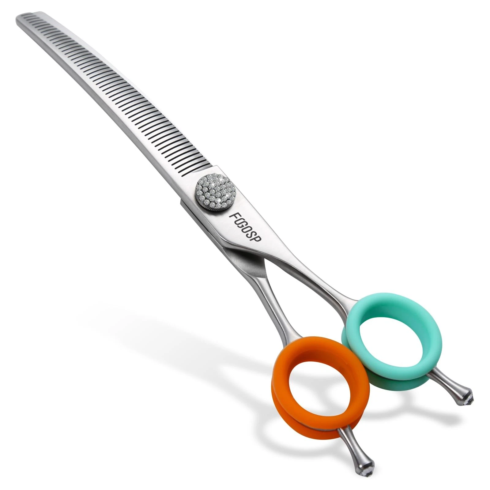 FOGOSP Professional Curved Natural Thinner Dog Grooming Scissors 7.5'' Curved...