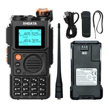 XHDATA Long Range Dual Band Walkie Talkies Two Way Radio Portable Charge Headset
