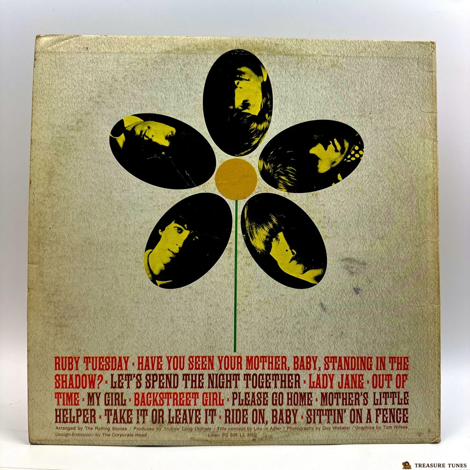 The Rolling Stones – Flowers Vinyl (LP, Compilation, Reissue) - Image 3 of 4