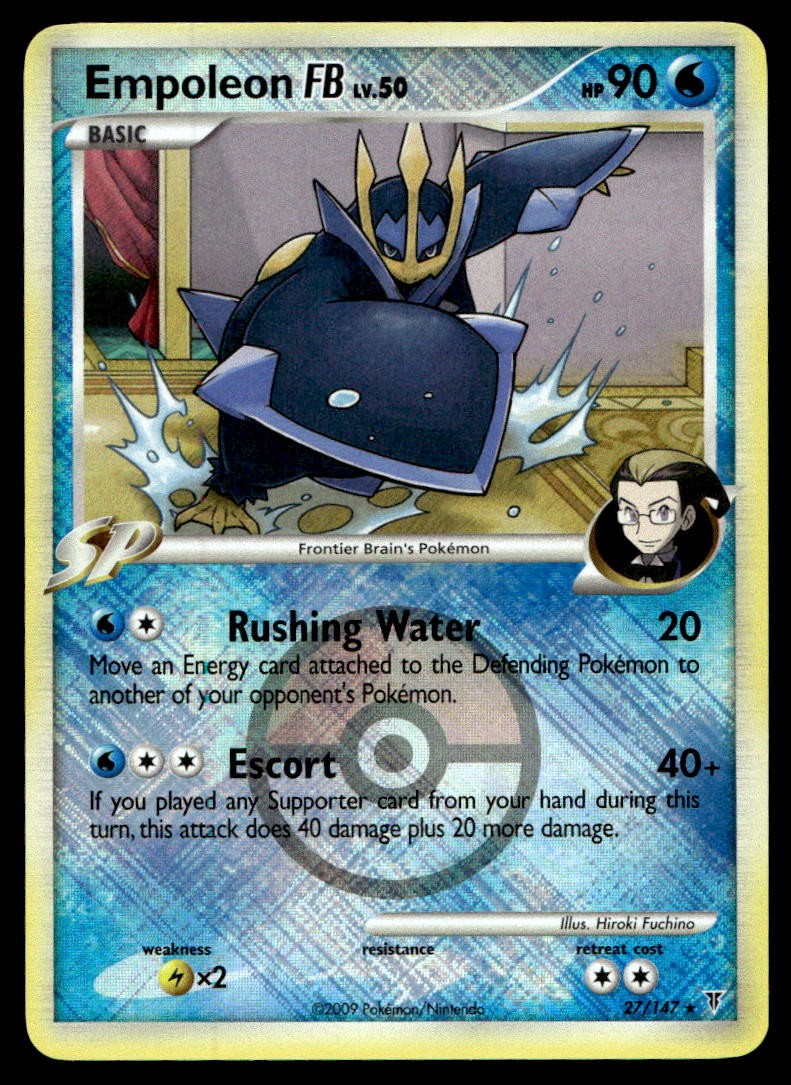 EX-NM League & Championship Cards Empoleon FB - 27/147 (League Promo) Promo 027/