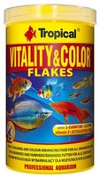 Tropical Vitality & Color Flakes 1000Ml Futter Flockenfutter Farbfutter