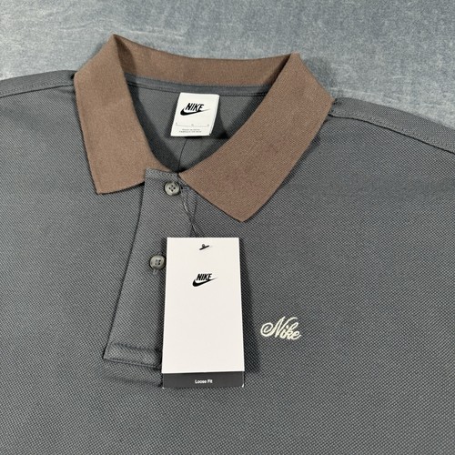 Nike Heavyweight Polo Old Money Style HV0884-060 NWT Size Large Oversized - Picture 5 of 11